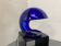 Lampe de table Blue Foglia 634 Martinelli de l'ère spatiale italienne moderne, par Elio Martinelli pour Martinelli Luce, 1969