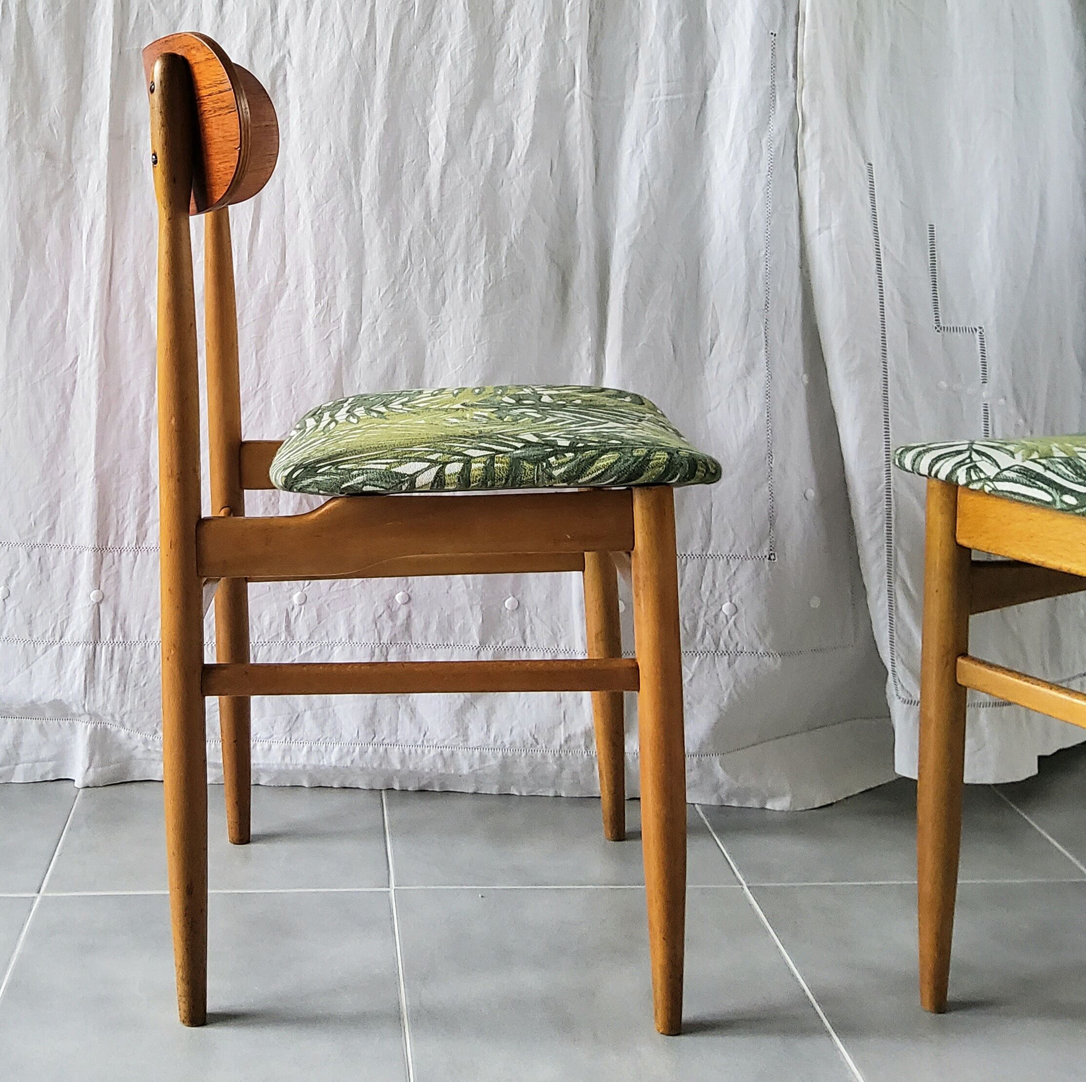 Set of 6 chairs 60s