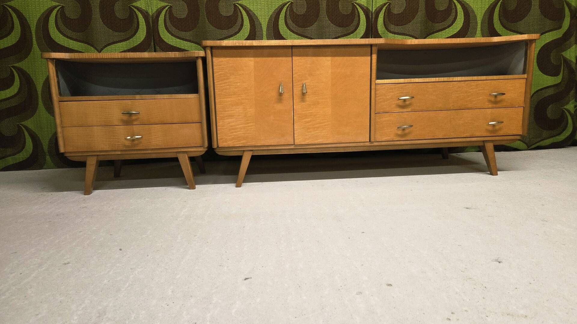 Enfilade basse modulable vintage années 1960 vintage