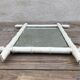 Mirror old wood bamboo 60s - 53x44cm