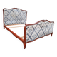 Louis XV style upholstered bed