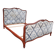 Louis XV style upholstered bed