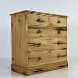English chest of drawers pine wood