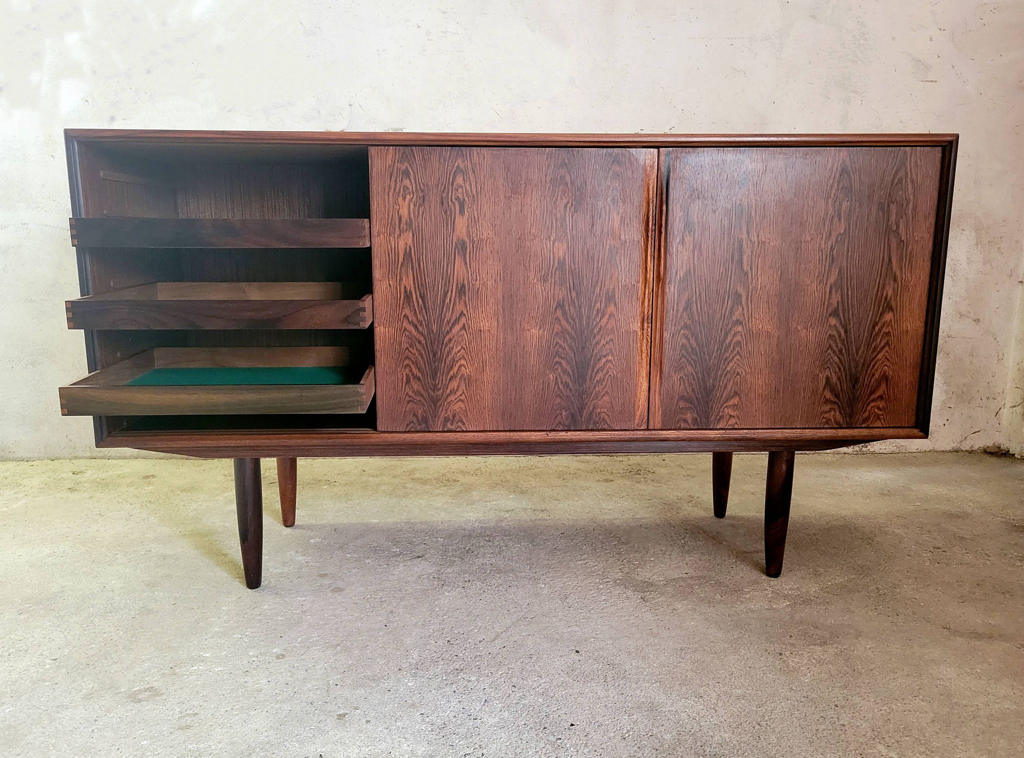Vintage rosewood sideboard by Gunni Omann for ACO Mobler