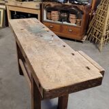 Solid oak carpenter's workbench