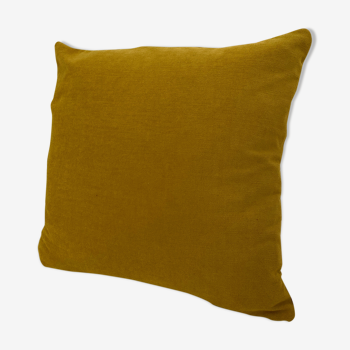 Coussin moutarde