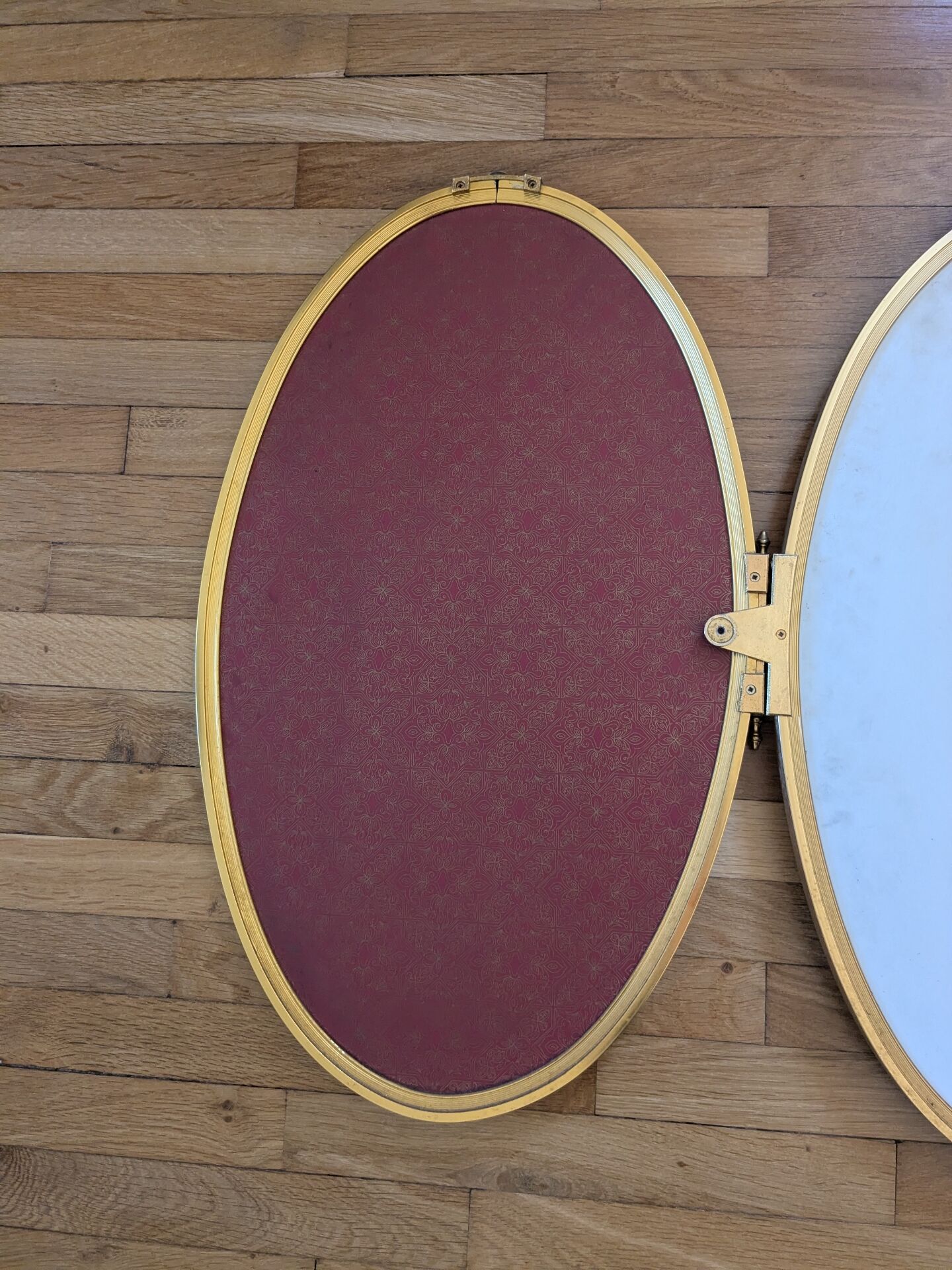Louis XV style triptych mirror