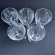5 verres à eau baccarat – art nouveau