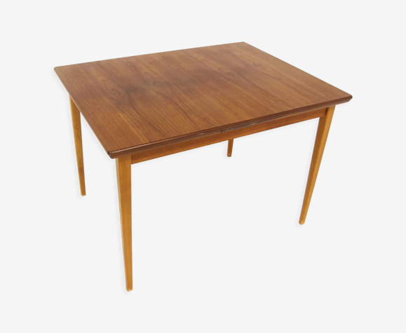 Teak dining room table "wallet", Sweden, 1950