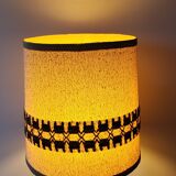 Vintage ceramic lamp with double lighting.