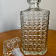 Carafe à whisky en verre vintage