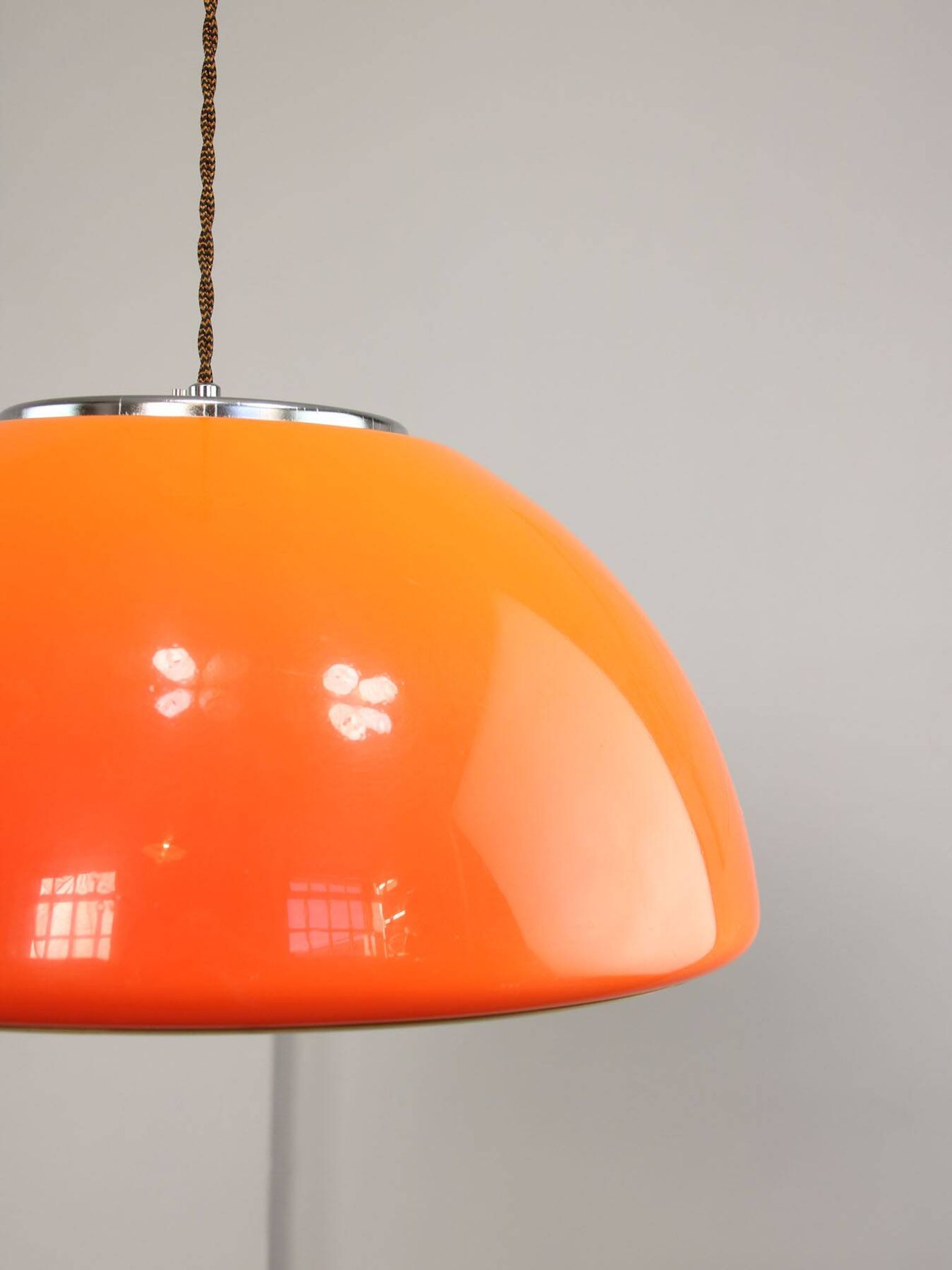Lampe à Suspension Space Age Cabras par Luigi Massoni pour Guzzini, 1960s