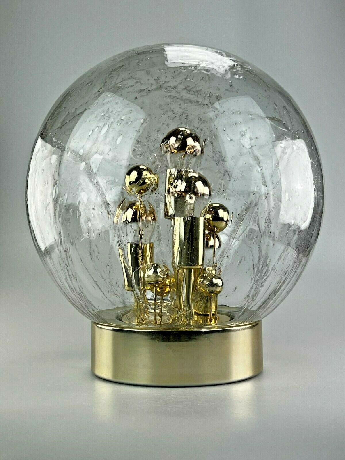 60s 70s table lamp ball lamp Doria "Big Ball" glass space age design