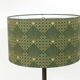 Pair of table lamps or accent lamps in brass and leather by J.T. Kalmar, Mid-Century, Austria, 1960s.