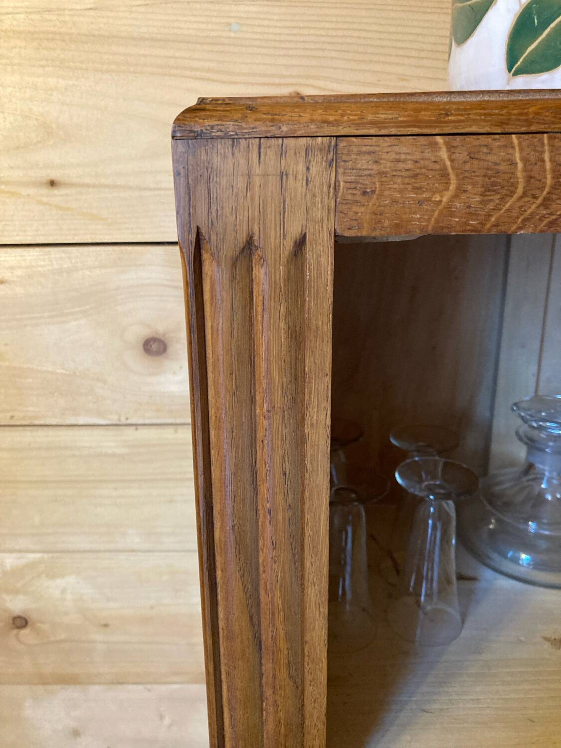 Confiturier ancien en chêne massif