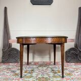Louis XVI Style Speckled Mahogany Gueridon Table, 19th Century