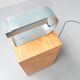 Christophe Gevers, Lampe de table en acier galvanisé