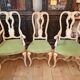 Lot de 2 fauteuils et 1 chaise style baroque