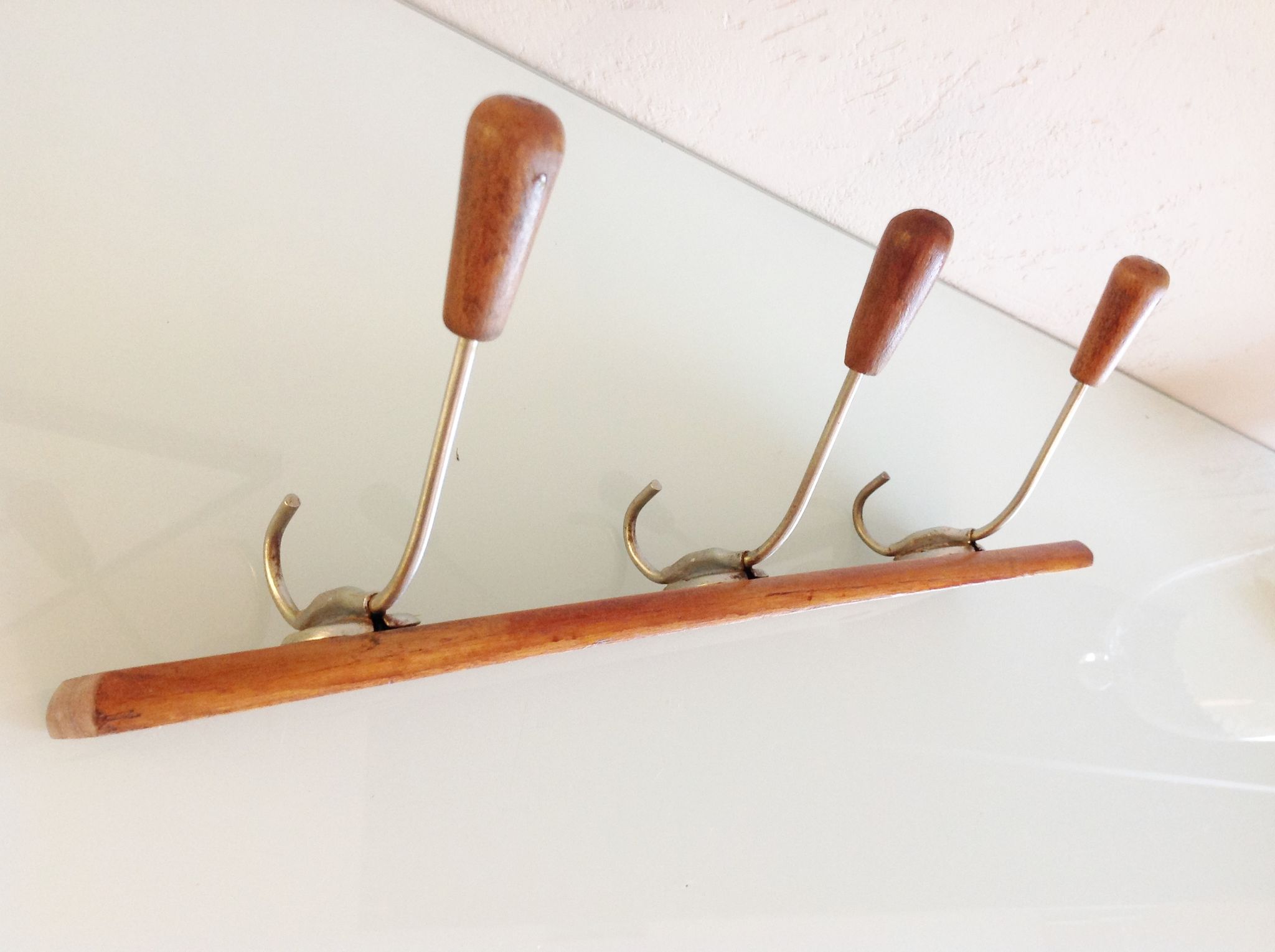 Wood coatrack vintage 60/70