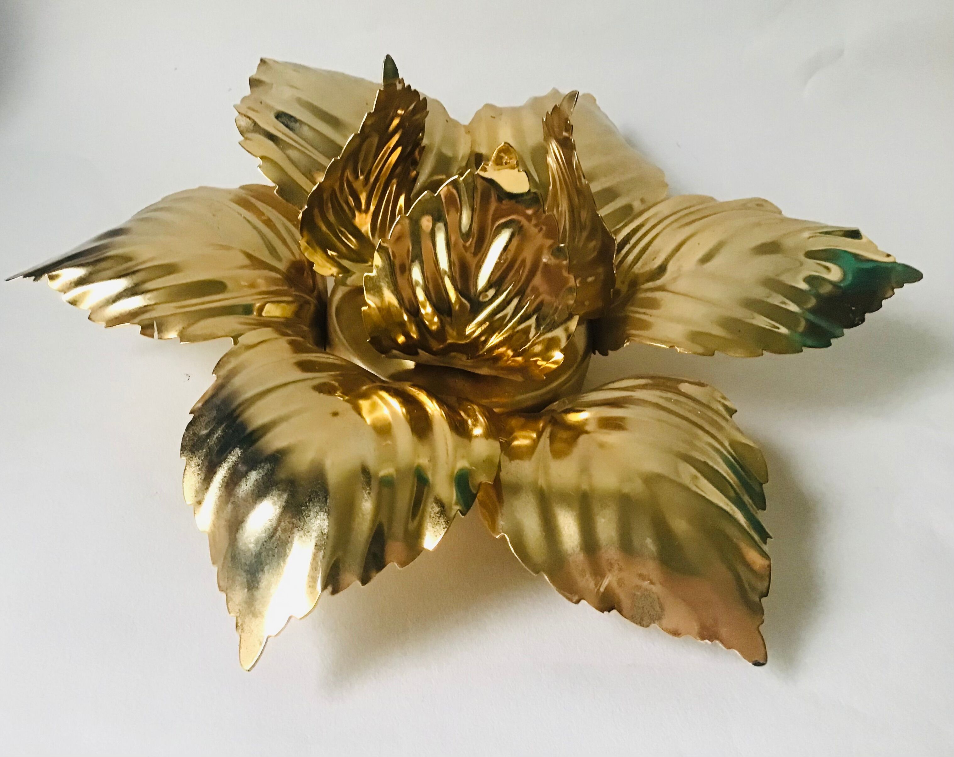 Masca Golden Flower Wall Lamp