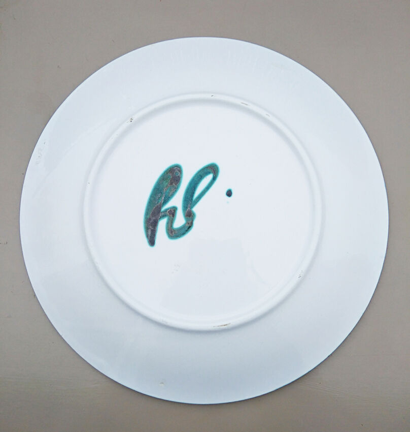 Robert Picault ceramic plate - Vallauris