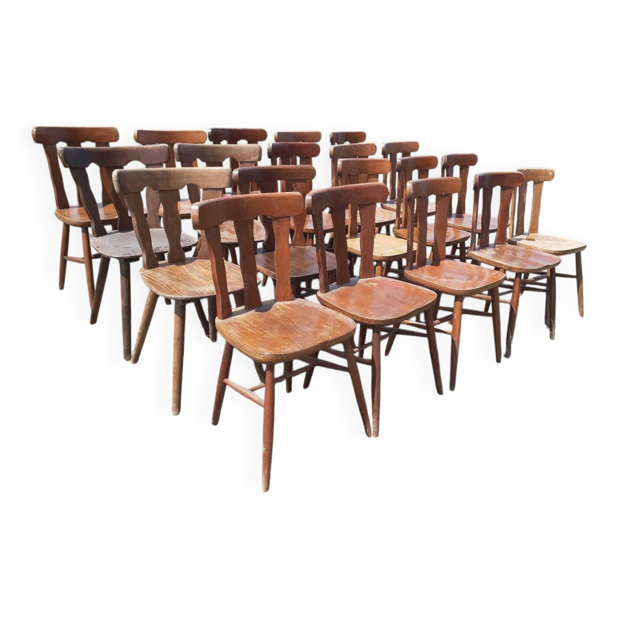 20 bistro chairs