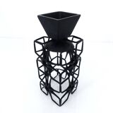 Brutalist wrought iron candlestick, Bruce Weir, Scotland, circa 1960