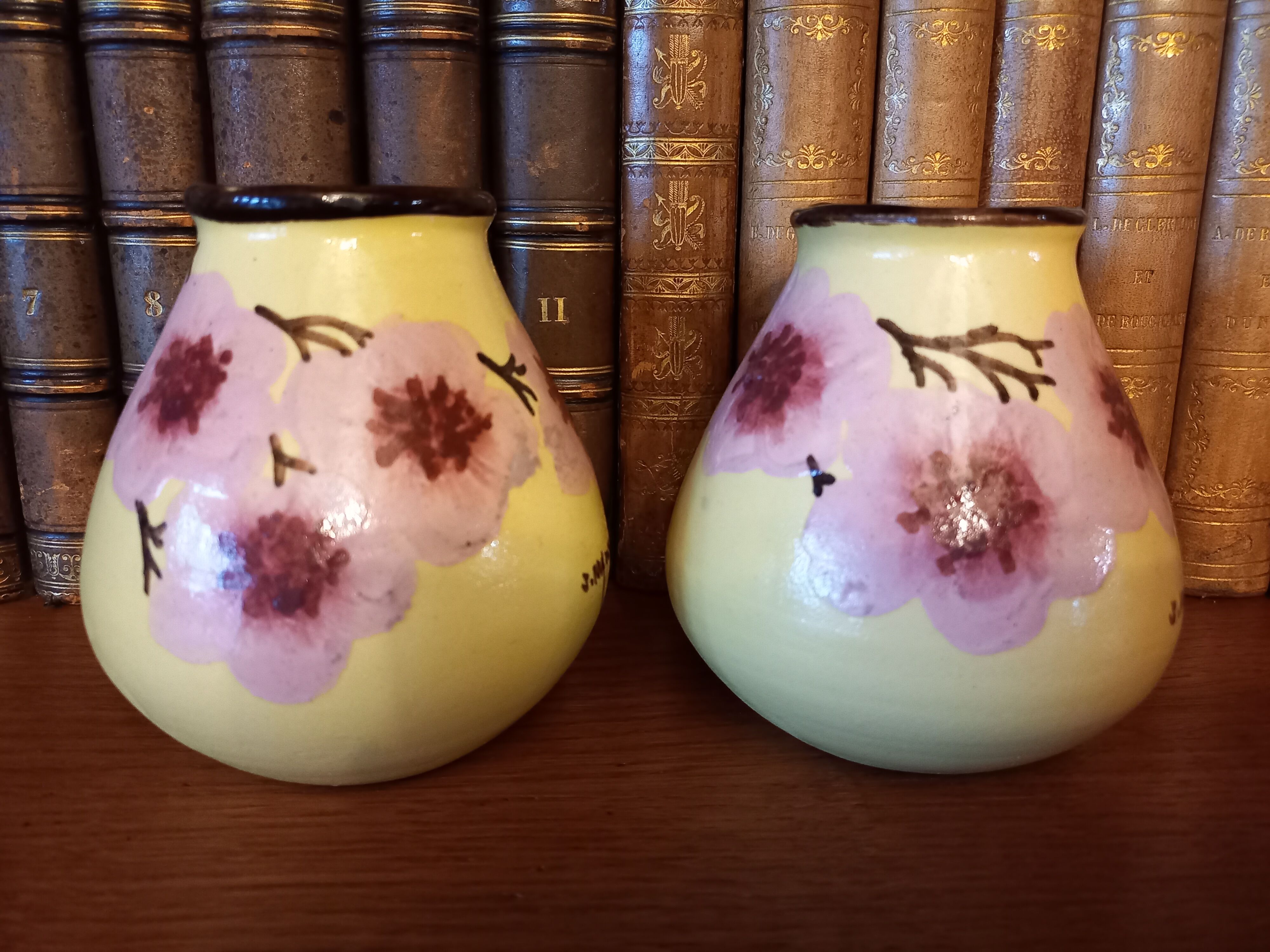 Pair of vases Jérôme Massier Vallauris