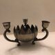 Silver metal centerpiece