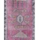 Vintage Turkish hallway rug 89x325 cm