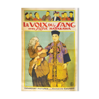 Affiche cinéma - "La voix du sang"