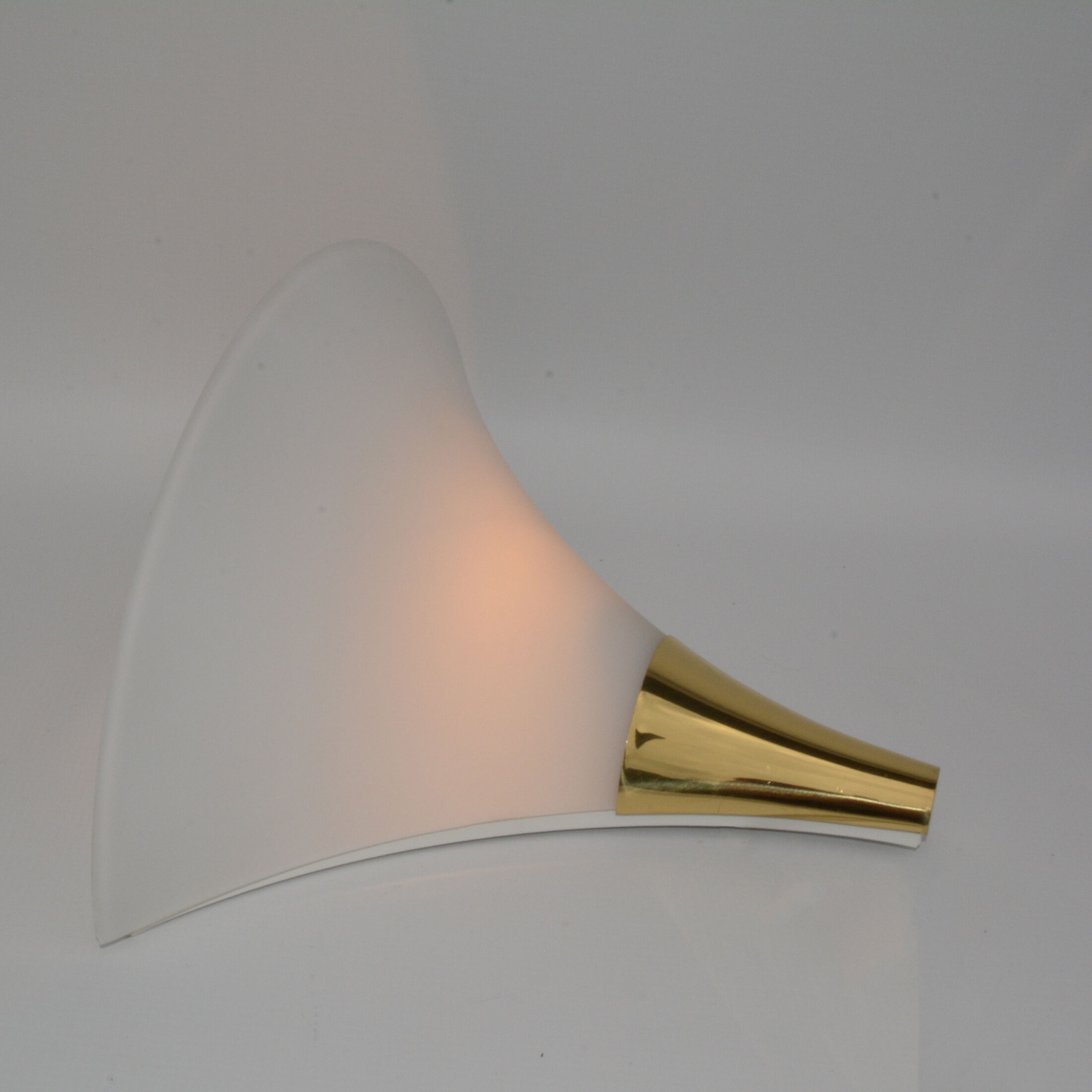 Pair of wall lamps, Glashutte Limburg, Germany, 1970s