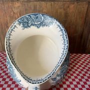 Broc de toilette joufflu Jardinière Longwy 1900s