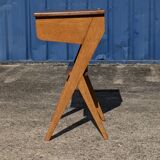 Vintage 1960s compass foot bedside table