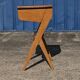 Vintage 1960s compass foot bedside table