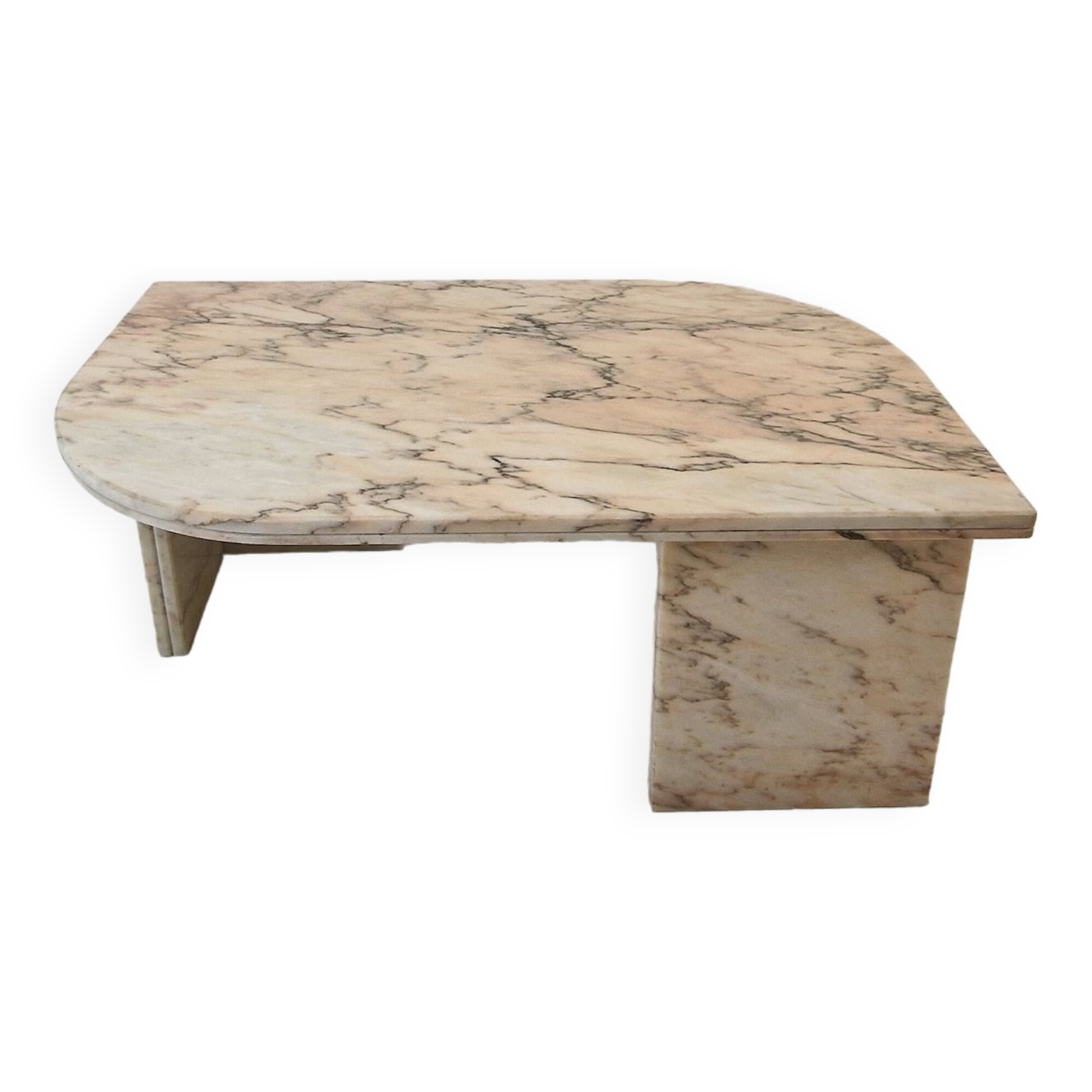 Italian Marble Coffee or Side Table, 1980s