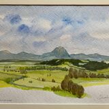 Painting "Puy de Dôme"