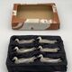 Set of 6 Vintage Duck-Shaped Silver-Plated Knife Rests SILEA