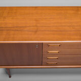 Danish sideboard in teak by Gunnar Nielsen for Tibergaard, 1960s