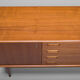 Buffet danois en teck par Gunnar Nielsen pour Tibergaard, années 1960