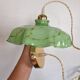 Caramel marbled green pendant light