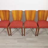 4 art deco dining chairs by Jindrich Halabala