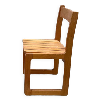 Pine dining chair