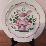 Assiette ancienne luneville