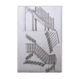 Carpentry board " Staircase with Straight Limons "
