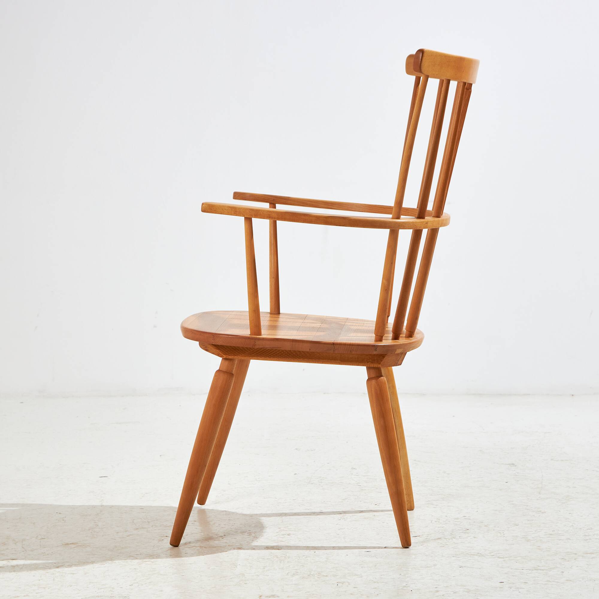 Altheim beech armchair by franz schuster for wiesner hager (mk10087)