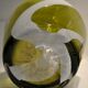 Vase en verre vintage
