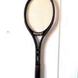 Slazenger, black panther tennis racket circa 1970