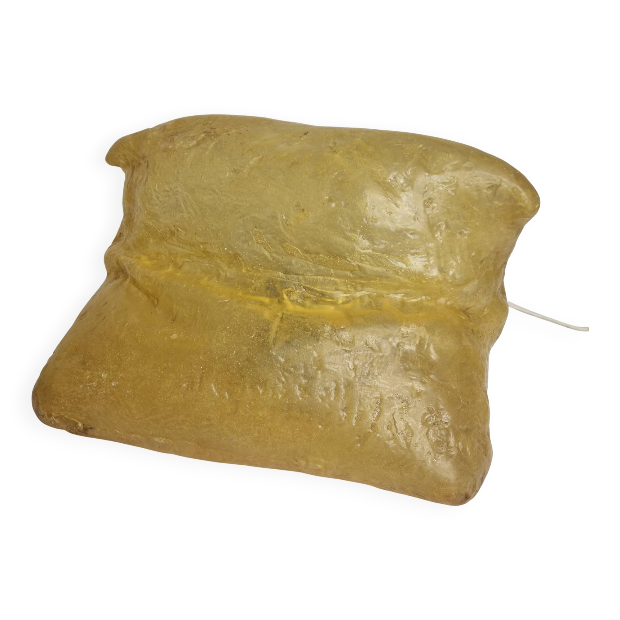 Hajime Goto design lamp small model vintage resin 1970, 30 cm