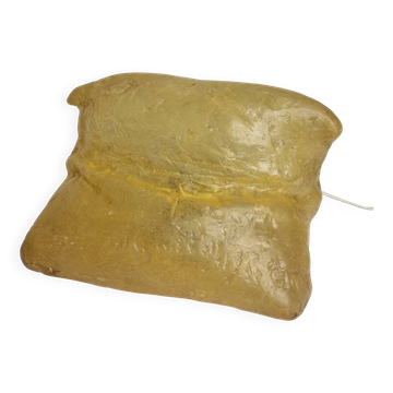 Lampe Hajime Goto Coussin petit modèle en résine, 1970